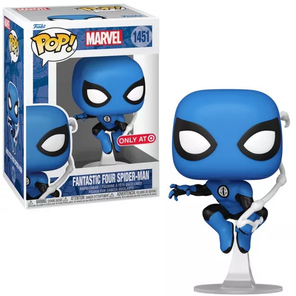 Fantastic Four Spider-Man #1451 Funko Pop! in box and out of box