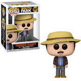 Farmer Randy #1473 South Park Funko Pop shown in-box and out-of-box, front view