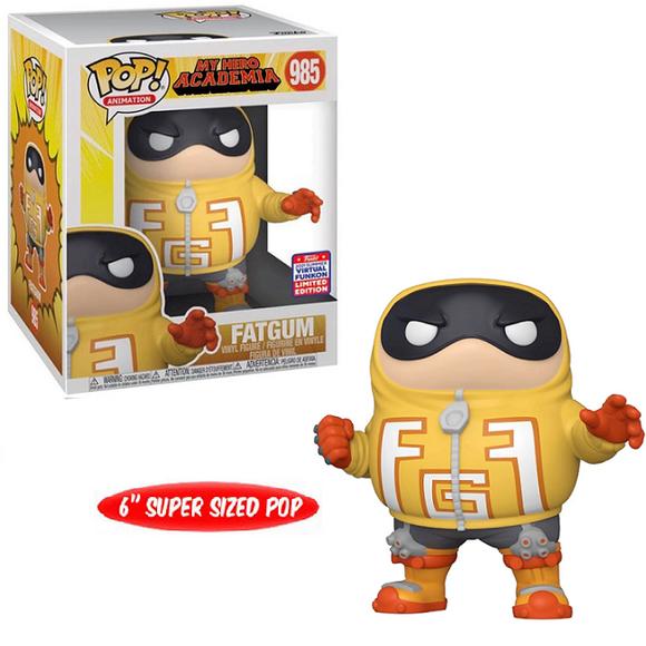 Fatgum #985 – My Hero Academia Funko Pop! Animation [6-Inch 2021 Virtual Funkon Limited Edition]