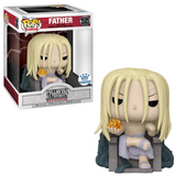 Father #1585 Funko Pop from Fullmetal Alchemist shown in and out of box