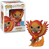 Fawkes #84 - Harry Potter Funko Pop! [Flocked 2019 SDCC Summer Convention Exclusive]