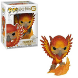 Fawkes Funko Pop #87 displayed both inside the box and out of the box