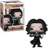 Feitan Funko Pop #1566 shown in box and out of box from Hunter x Hunter