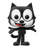 Felix the Cat Flocked Funko Pop #526 displayed out of the box