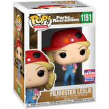 Filibuster Leslie #1151 Parks and Recreation Funko Pop in display box