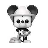 Firefighter Mickey #427 Funko Pop figure shown out of the box, front view