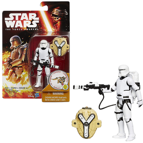First Order Flame Trooper - Star Wars The Force Awakens Action Figure 3.75-Inch