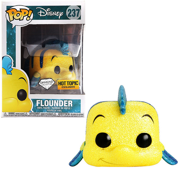 Flounder #237 - Disney The Little Mermaid Funko Pop! [Diamond Hot Topic Exclusive]
