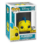 Flounder #237 Disney The Little Mermaid Funko Pop! Diamond Hot Topic Exclusive inside display box.