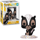 Flower #1434 Disney Classics Bambi Funko Pop shown in-box and out-of-box, front view