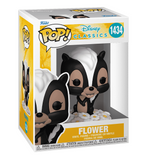Flower #1434 Disney Classics Bambi Funko Pop displayed inside the box, front view