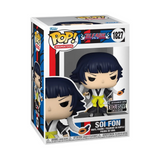 Soi Fon #1827 Bleach Funko Pop EE Exclusive figure in box with twin stingers