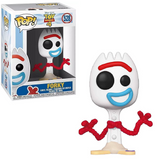 Forky #528 Toy Story 4 Funko Pop shown in-box and out-of-box, front view