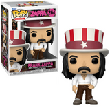 Frank Zappa #264 Zappa Funko Pop Rocks figure in box and out of box wearing hat mustache and long hair