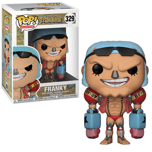 Franky #329 - One Piece Funko Pop! Animation [2023 Silver Nose Release]