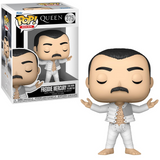 Freddie Mercury Funko Pop #375 displayed both inside the box and out of the box