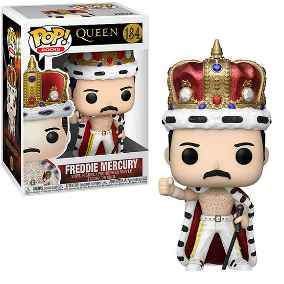 Freddie Mercury #184 - Queen Funko Pop! Rocks [King]