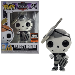 Freddy Bones #SE - Heavy Metal Halloween 2023 Funko Pop! [Black & White Lmtd 5000 Pcs]