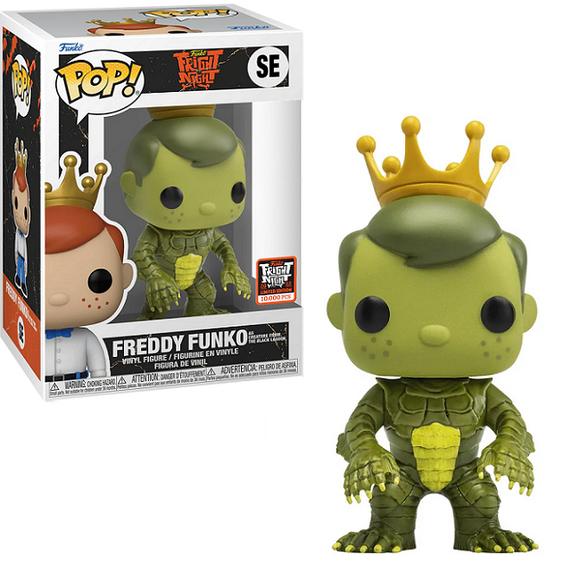 Freddy Funko As Creature From The Black Lagoon #SE – Fright Night Funko Pop! [2022 Limited Edition 10,000 Pieces]