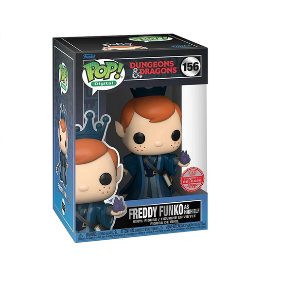 Freddy Funko As High Elf #156 - Dungeons & Dragons Funko Pop! [Digital Release LE 2500 Pcs]