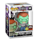 Freddy Funko As Zombie SE Funko Pop! displayed inside the box, front view