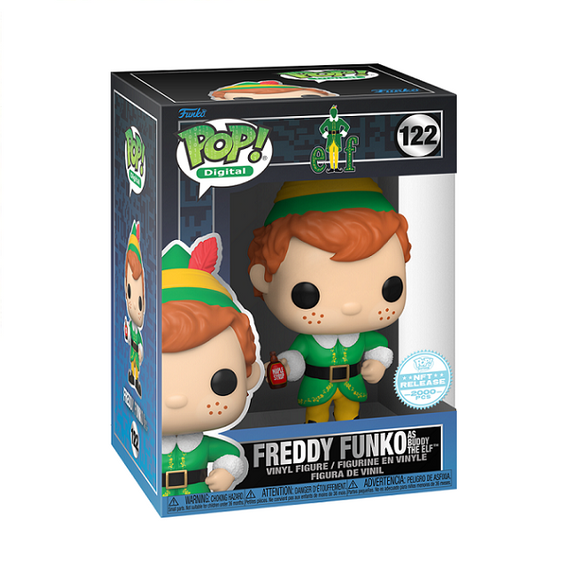 Freddy Funko as Buddy the Elf #122 - Elf Funko Pop! Digital [Digital Exclusive Lmtd 2000 pcs]