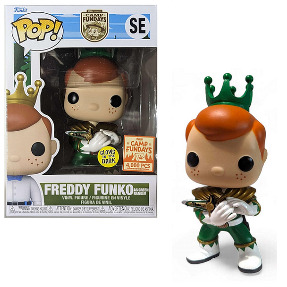 Freddy Funko as Green Ranger #SE - Camp Fundays Funko Pop! [2023 GITD Lmtd 4000pcs]