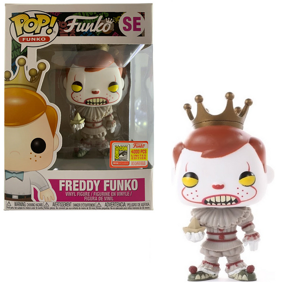 Freddy Funko as Pennywise #SE - It Funko Pop! [2018 SDCC LE 4000 Pcs]