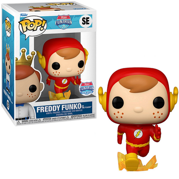 Freddy Funko as The Flash #SE - Funko Pop! [Red Suit, Fun on the Run Online Edition]