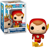 Freddy Funko as The Flash #SE Funko Pop Red Suit in and out of box  