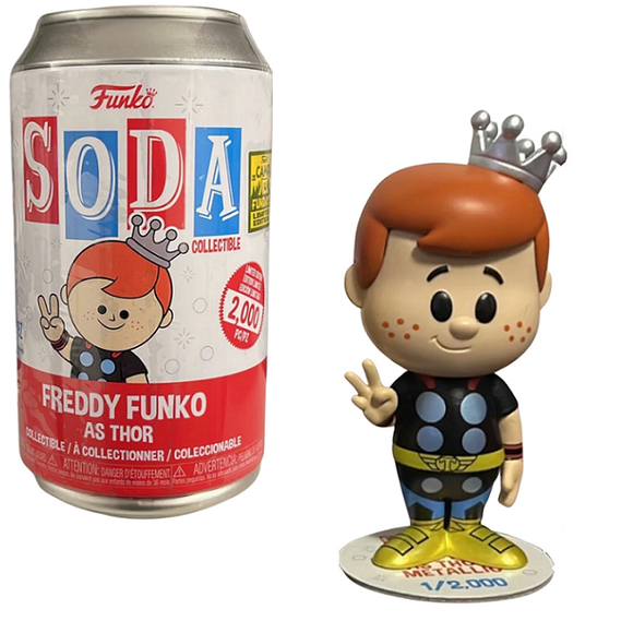Freddy Funko as Thor – Camp Fundays 2023 Funko Soda [Limited Edition]