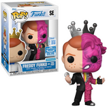 Freddy Funko as Two-Face #SE Funko Pop — in box and out of box display