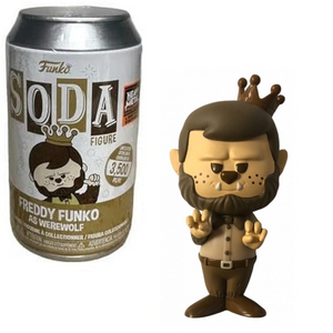 Freddy Funko as Werewolf – 2023 Heavy Metal Halloween Funko Soda [Limited Edition] [Opened]