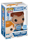 Freddy Funko #01 Funko Exclusive Funko Pop with Funkoshop.com speech bubble in box