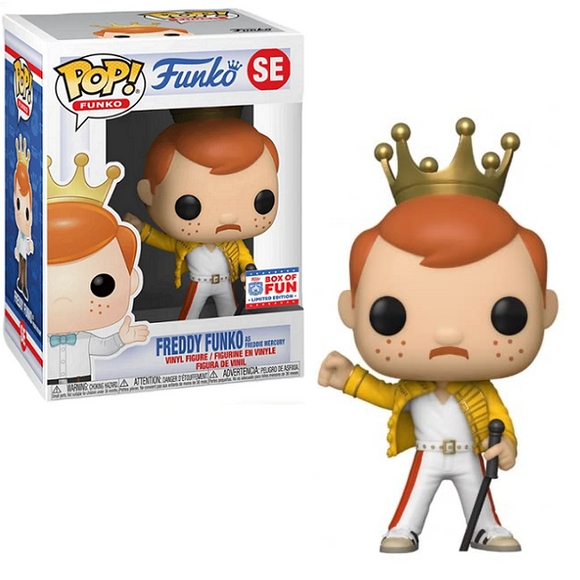 Freddy Funko as Freddy Mercury #SE – Funko Pop! Funko [2021 Box Of Fun LE 3000 pcs]