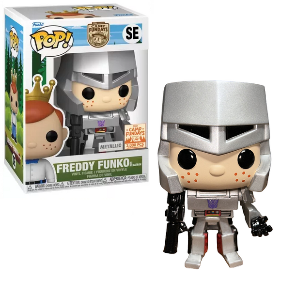 Freddy Funko as Megatron #SE - Camp Fundays Funko Pop! [Metallic Fundays 2023 Lmtd 2000 Pcs]