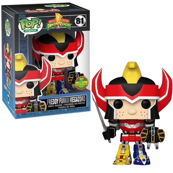 Freddy Funko as Megazord #81 - Power Rangers Funko Pop! [Digital Release Lmtd 2400 pcs]