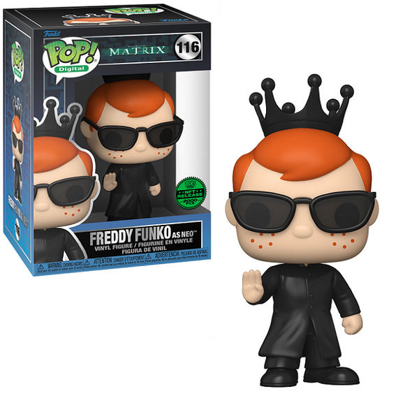 Freddy Funko as Neo #116 - Matrix Funko Pop! [Digital Release Lmtd 2000 pcs]