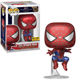Friendly Neighborhood Spider-Man #1158 Funko Pop shown in-box and out-of-box, front view