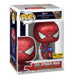 Friendly Neighborhood Spider-Man #1158 Funko Pop displayed inside the box, front view