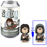 Frodo Lord of the Rings Funko Soda figure in can and out of can