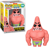 Fry Cook Games Patrick #1668 Funko Pop in box and out of box
