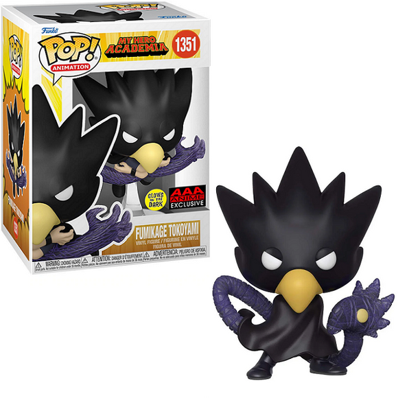 Fumikage Tokoyami Fallen Angel #1351 - My Hero Academia Funko Pop! [Gitd AAA Anime Exclusive]