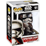Captain Phasma Chrome #91 Star Wars Funko Pop! in display box