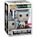 Rick w/ Funnel Hat #959 Rick and Morty Funko Pop! in display box