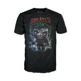 Joker #480 DCeased Blacklight GameStop Exclusive Funko Pop Tee out of box