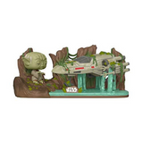A Lesson in the Force #382 Star Wars Funko Pop! Moment out of box featuring Yoda and X-Wing