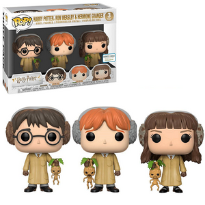 Harry Potter, Ron Weasley & Hermione Granger - Harry Potter Funko Pop! [B&N Exclusive]