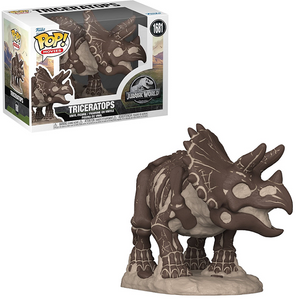 Triceratops #1681 - Jurassic Park Funko Pop! Movies [Fossil]