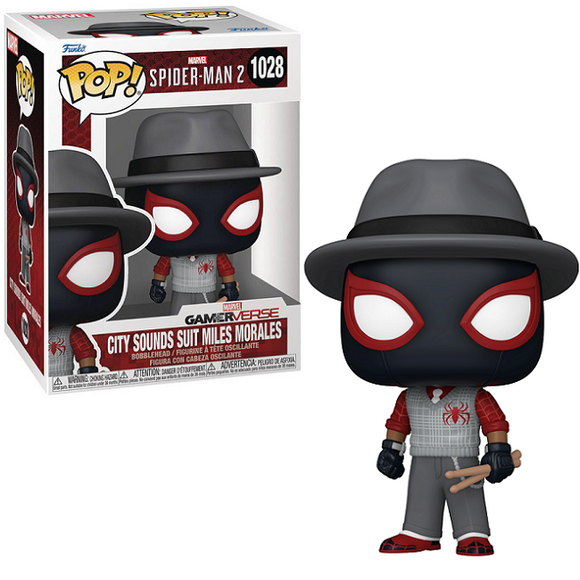 City Sounds Suit Miles Morales #1028 - Spider-Man 2 Gamerverse Funko Pop!